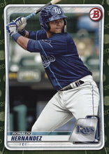 Load image into Gallery viewer, 2020 Bowman Baseball Cards - Prospects CAMO PARALLEL (1-100): #BP-12 Ronaldo Hernandez