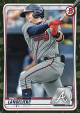 Load image into Gallery viewer, 2020 Bowman Baseball Cards - Prospects CAMO PARALLEL (1-100): #BP-21 Shea Langeliers