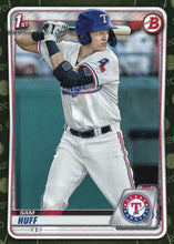Load image into Gallery viewer, 2020 Bowman Baseball Cards - Prospects CAMO PARALLEL (1-100): #BP-33 Sam Huff