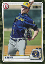Load image into Gallery viewer, 2020 Bowman Baseball Cards - Prospects CAMO PARALLEL (1-100): #BP-34 Zack Brown