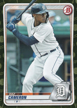 Load image into Gallery viewer, 2020 Bowman Baseball Cards - Prospects CAMO PARALLEL (1-100): #BP-45 Daz Cameron