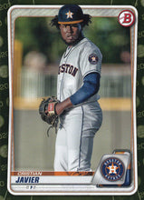Load image into Gallery viewer, 2020 Bowman Baseball Cards - Prospects CAMO PARALLEL (1-100): #BP-56 Cristian Javier