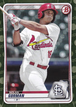 Load image into Gallery viewer, 2020 Bowman Baseball Cards - Prospects CAMO PARALLEL (1-100) ~ Pick your card