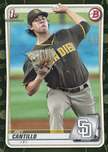 Load image into Gallery viewer, 2020 Bowman Baseball Cards - Prospects CAMO PARALLEL (1-100): #BP-76 Joey Cantillo