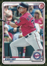Load image into Gallery viewer, 2020 Bowman Baseball Cards - Prospects CAMO PARALLEL (1-100): #BP-80 Alex Kirilloff