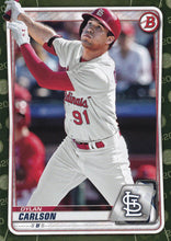 Load image into Gallery viewer, 2020 Bowman Baseball Cards - Prospects CAMO PARALLEL (101-150) ~ Pick your card