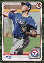 Load image into Gallery viewer, 2020 Bowman Baseball Cards - Prospects CAMO PARALLEL (101-150) ~ Pick your card