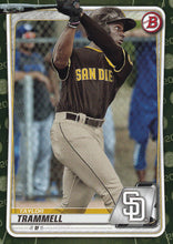 Load image into Gallery viewer, 2020 Bowman Baseball Cards - Prospects CAMO PARALLEL (101-150) ~ Pick your card