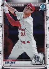 Load image into Gallery viewer, 2020 Bowman Baseball Cards - Chrome Prospects (101-150): #BCP-106 Dylan Carlson
