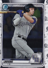 Load image into Gallery viewer, 2020 Bowman Baseball Cards - Chrome Prospects (101-150): #BCP-121 Grant Lavigne