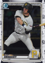 Load image into Gallery viewer, 2020 Bowman Baseball Cards - Chrome Prospects (101-150): #BCP-146 Travis Swaggerty