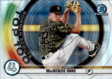 Load image into Gallery viewer, 2020 Bowman Scouts’ Top 100 Chrome Refractor Insert ~ Pick your card