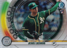 Load image into Gallery viewer, 2020 Bowman Scouts’ Top 100 Chrome Refractor Insert ~ Pick your card