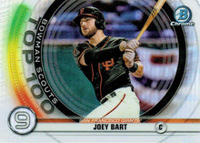 Load image into Gallery viewer, 2020 Bowman Scouts’ Top 100 Chrome Refractor Insert ~ Pick your card