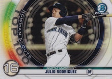 Load image into Gallery viewer, 2020 Bowman Scouts’ Top 100 Chrome Refractor Insert ~ Pick your card
