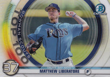 Load image into Gallery viewer, 2020 Bowman Scouts’ Top 100 Chrome Refractor Insert ~ Pick your card