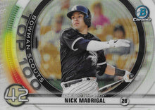 Load image into Gallery viewer, 2020 Bowman Scouts’ Top 100 Chrome Refractor Insert ~ Pick your card