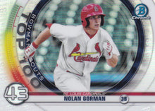 Load image into Gallery viewer, 2020 Bowman Scouts’ Top 100 Chrome Refractor Insert ~ Pick your card