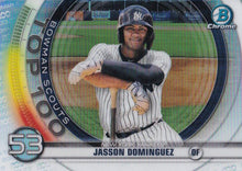 Load image into Gallery viewer, 2020 Bowman Scouts’ Top 100 Chrome Refractor Insert ~ Pick your card