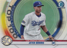 Load image into Gallery viewer, 2020 Bowman Scouts’ Top 100 Chrome Refractor Insert ~ Pick your card