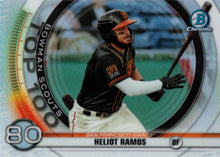 Load image into Gallery viewer, 2020 Bowman Scouts’ Top 100 Chrome Refractor Insert ~ Pick your card