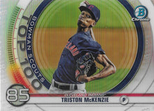 Load image into Gallery viewer, 2020 Bowman Scouts’ Top 100 Chrome Refractor Insert ~ Pick your card