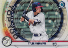 Load image into Gallery viewer, 2020 Bowman Scouts’ Top 100 Chrome Refractor Insert ~ Pick your card