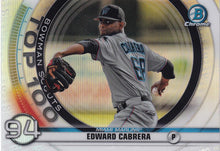 Load image into Gallery viewer, 2020 Bowman Scouts’ Top 100 Chrome Refractor Insert ~ Pick your card