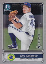 Load image into Gallery viewer, 2020 Bowman - Spanning the Globe Chrome Refractor Insert: #STG-EP Eric Pardinho