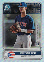 Load image into Gallery viewer, 2020 Bowman - Spanning the Globe Chrome Refractor Insert ~ Pick your card