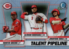 Load image into Gallery viewer, 2020 Bowman - Talent Pipeline Trios Chrome Refractor Insert ~ Pick your card