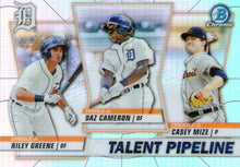 Load image into Gallery viewer, 2020 Bowman - Talent Pipeline Trios Chrome Refractor Insert ~ Pick your card