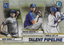 Load image into Gallery viewer, 2020 Bowman - Talent Pipeline Trios Chrome Refractor Insert ~ Pick your card