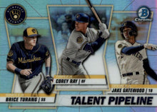 Load image into Gallery viewer, 2020 Bowman - Talent Pipeline Trios Chrome Refractor Insert ~ Pick your card
