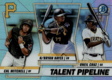 Load image into Gallery viewer, 2020 Bowman - Talent Pipeline Trios Chrome Refractor Insert ~ Pick your card