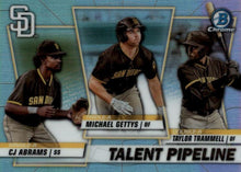 Load image into Gallery viewer, 2020 Bowman - Talent Pipeline Trios Chrome Refractor Insert ~ Pick your card