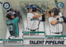 Load image into Gallery viewer, 2020 Bowman - Talent Pipeline Trios Chrome Refractor Insert ~ Pick your card