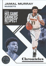Load image into Gallery viewer, 2019-20 Panini Chronicles Basketball Cards #1-100: #24 Jamal Murray  - Denver Nuggets