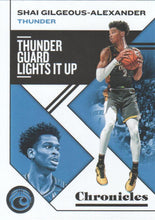 Load image into Gallery viewer, 2019-20 Panini Chronicles Basketball Cards #1-100: #26 Shai Gilgeous-Alexander  - Oklahoma City Thunder