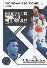 Load image into Gallery viewer, 2019-20 Panini Chronicles Basketball Cards #1-100: #34 Donovan Mitchell  - Utah Jazz