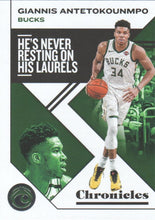 Load image into Gallery viewer, 2019-20 Panini Chronicles Basketball Cards #1-100: #39 Giannis Antetokounmpo  - Milwaukee Bucks