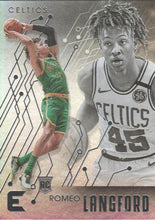 Load image into Gallery viewer, 2019-20 Panini Chronicles Basketball Cards #201-300: #219 Romeo Langford RC - Boston Celtics