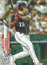 Load image into Gallery viewer, 2020 Topps Update Series Baseball Cards (U201-U300) ~ Pick your card
