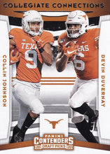 Load image into Gallery viewer, 2020 Panini Contenders Draft Picks COLLEGIATE CONNECTIONS Inserts - Pick Your Cards