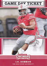 Load image into Gallery viewer, 2020 Panini Contenders Draft Picks GAME DAY TICKETS Inserts - Pick Your Cards