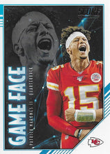 Load image into Gallery viewer, 2020 Panini Score NFL Football Cards GAME FACE Insert - Pick Your Cards