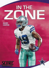 Load image into Gallery viewer, 2020 Panini Score NFL Football Cards IN THE ZONE Insert - Pick Your Cards