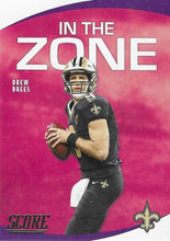 Load image into Gallery viewer, 2020 Panini Score NFL Football Cards IN THE ZONE Insert - Pick Your Cards