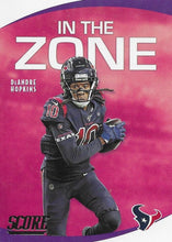 Load image into Gallery viewer, 2020 Panini Score NFL Football Cards IN THE ZONE Insert - Pick Your Cards