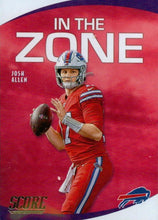 Load image into Gallery viewer, 2020 Panini Score NFL Football Cards IN THE ZONE Insert - Pick Your Cards